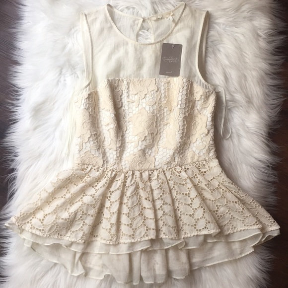 Anthropologie Tops - ANTROPOLOGIE FLOREAT wht/blanc wmns 8 blouse $148